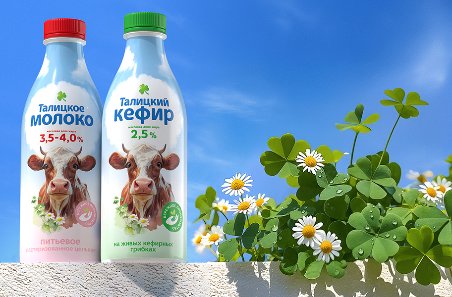 Ребрендинг Талицкого молока 