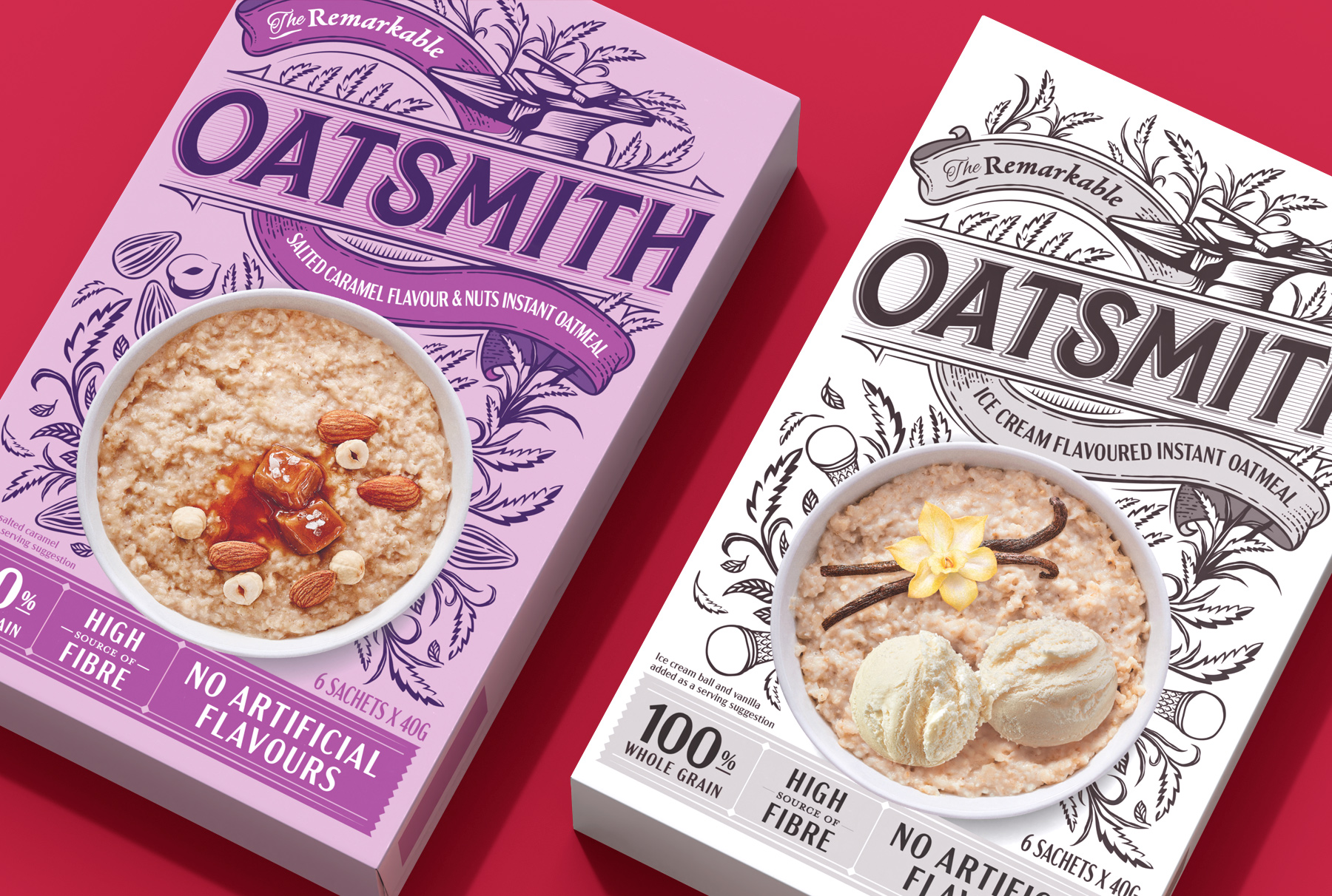 Дизайн упаковки каш Oatsmith