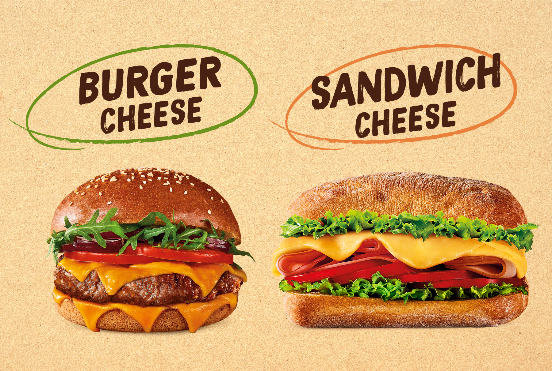 сыр для бургера и сэндвича Bonfesto