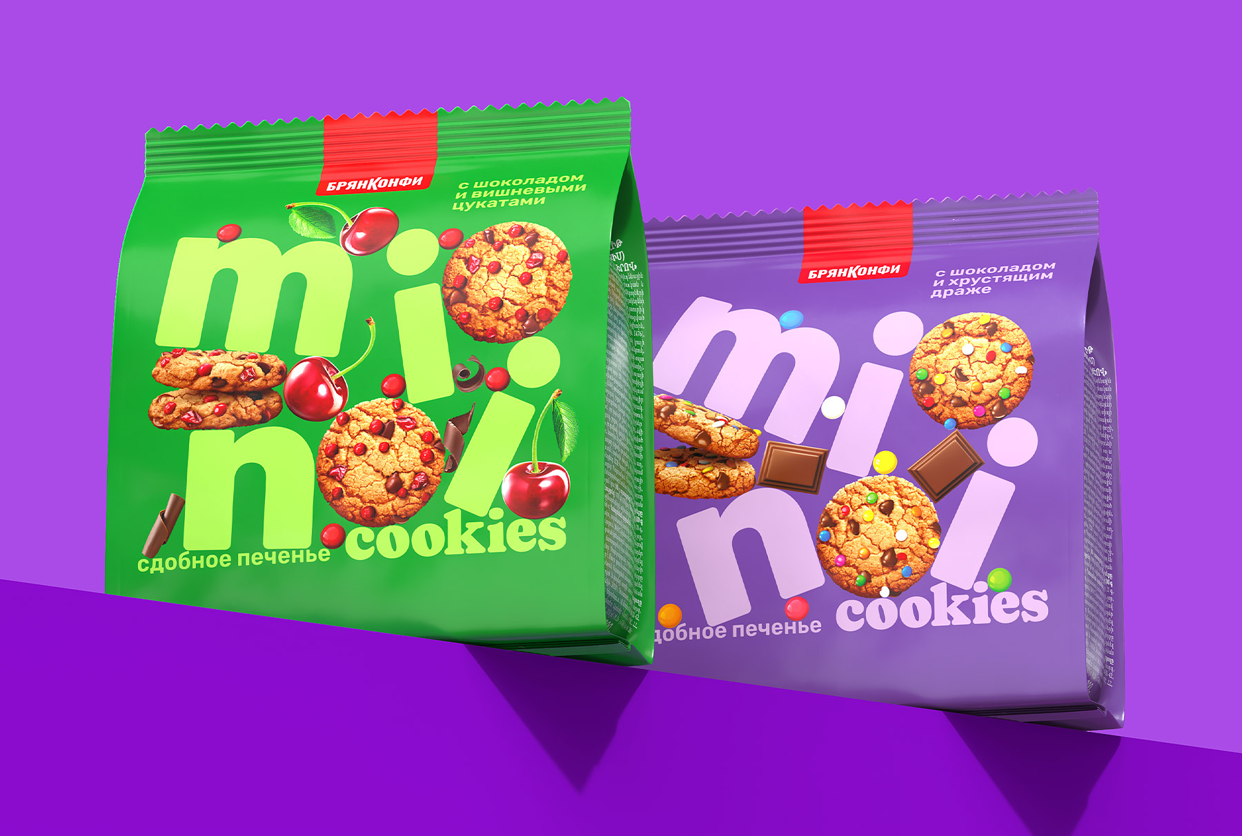 Дизайн упаковки печенья MINI COOKIES