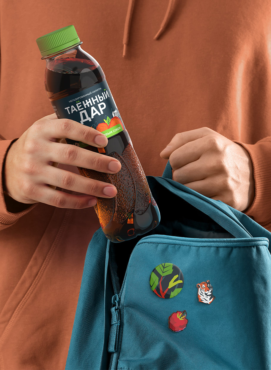 Дизайн этикетки «Таёжный дар»