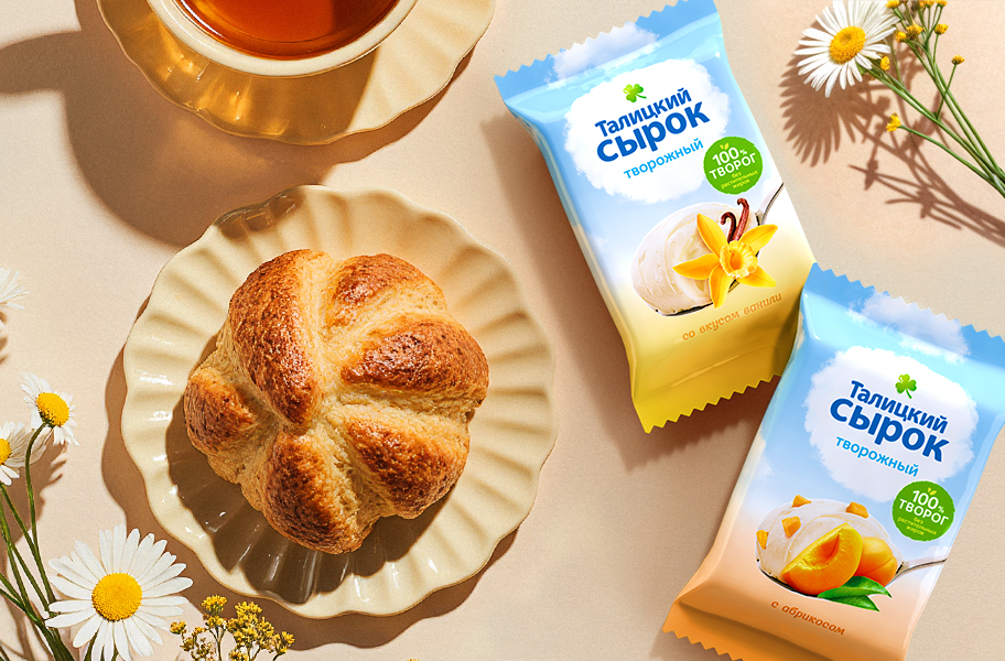 Дизайн упаковки Талицкого сырка