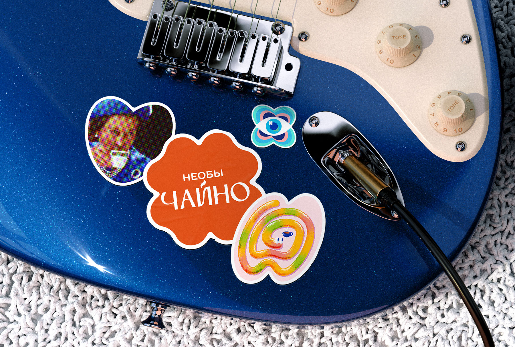 дизайн стикеров Indigo
