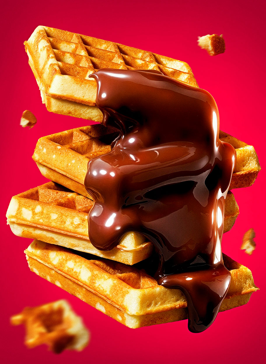 вафли в шоколаде 