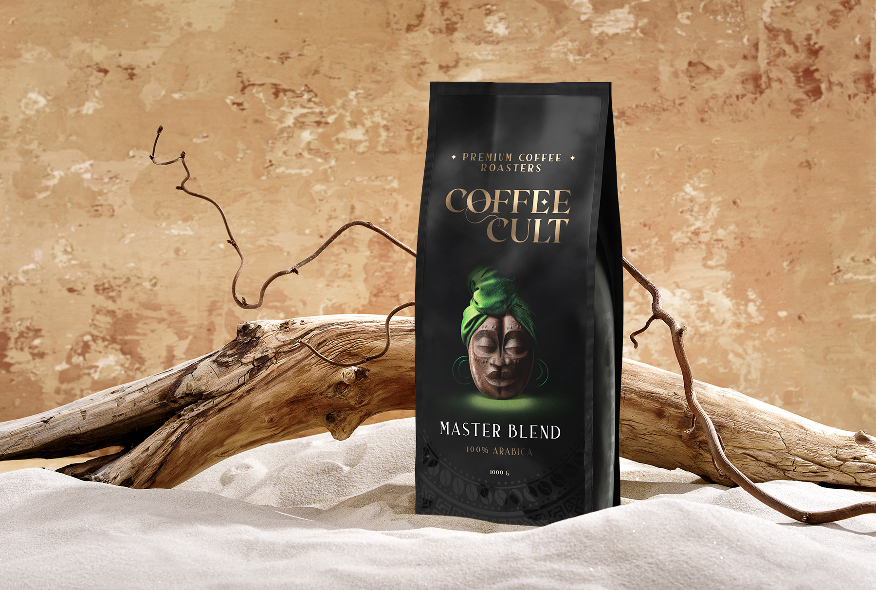 Дизайн упаковки кофе Coffee Cult 